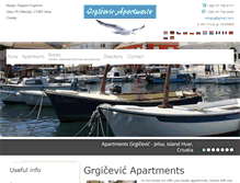 Tablet Screenshot of croatiapartment.biz